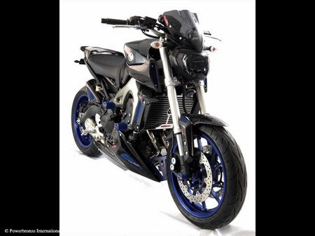 Powerbronze / パワーブロンズ ライトスクリーン アンバー YAMAHA MT-09 FZ-09  13-16 (270 MM) | 430-U151-007