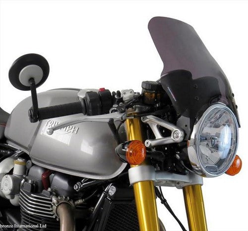 Powerbronze / パワーブロンズ ライトスクリーン フロストステルスグレー TRIUMPH STREET CUP  17-19 (290 MM) | 430-U211C-019