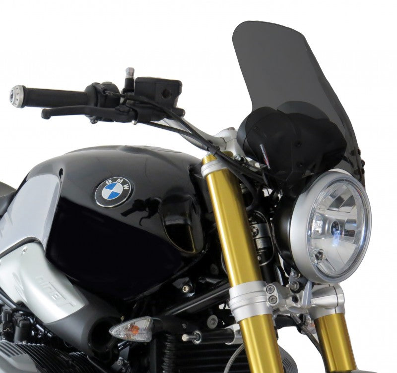 Powerbronze / パワーブロンズ ライトスクリーン フロストステルスグレー BMW R NINE T  14-19 (295 MM) (UPSIDE DOWN FORKS) | 430-U215-019