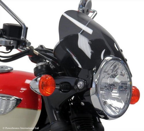 Powerbronze / パワーブロンズ ライトスクリーン フロストステルスグレー TRIUMPH BONNEVILLE T100  08-19  BONNEVILLE T120  17-19 (210 MM) | 430-U217-019
