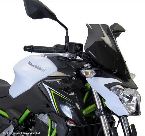 Powerbronze / パワーブロンズ ライトスクリーン フロストステルスグレー KAWASAKI Z650  17-19 (320 MM) | 430-U221-019