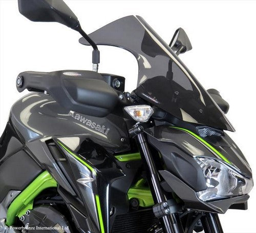 Powerbronze / パワーブロンズ ライトスクリーン フロストステルスグレー KAWASAKI Z900  17-19 (450 MM) | 430-U224-019