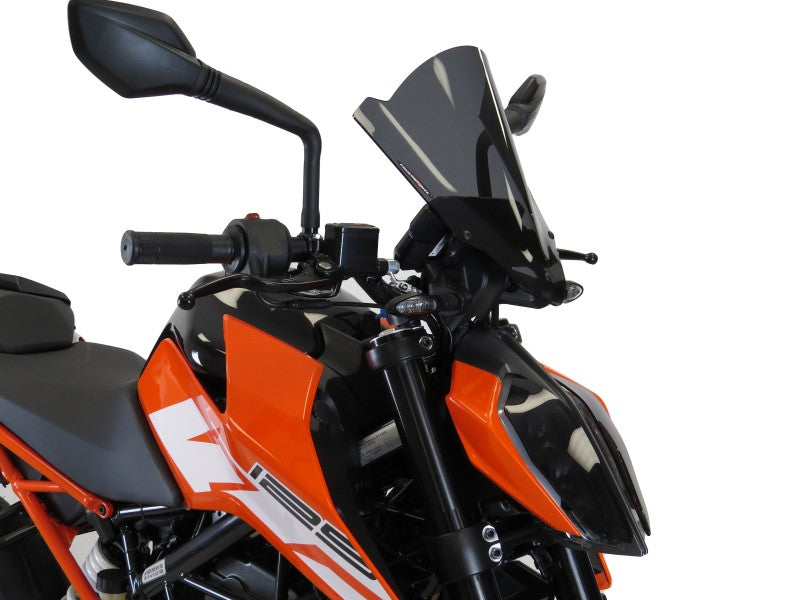Powerbronze / パワーブロンズ ライトスクリーン フロストステルスグレー KTM 125 DUKE  17-19 390 DUKE  17-19 (320 MM) | 430-U261-019