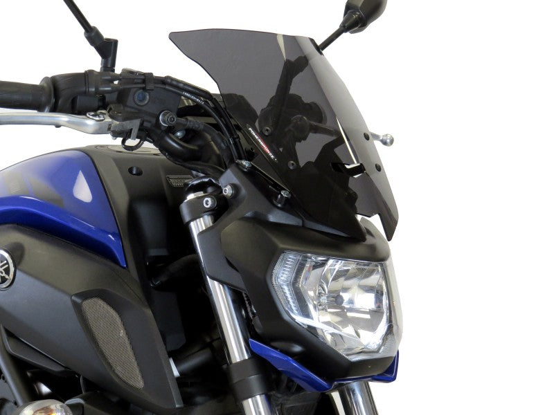 Powerbronze / パワーブロンズ ライトスクリーン フロストステルスグレー YAMAHA MT-07 FZ-07  18-19 (325 MM) | 430-U269-019