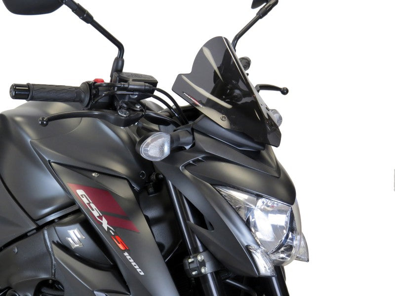 Powerbronze / パワーブロンズ ライトスクリーン SUZUKI GSX-S1000 15-20 (高さ: 260 MM) フロストステルスグレー | 430-U293A-019