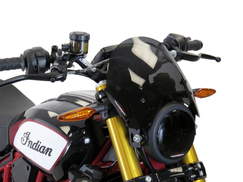 Powerbronze / パワーブロンズ ライトスクリーン INDIAN FTR1200 19-20 (高さ: 220 MM) フロストステルスグレー | 430-U294-019