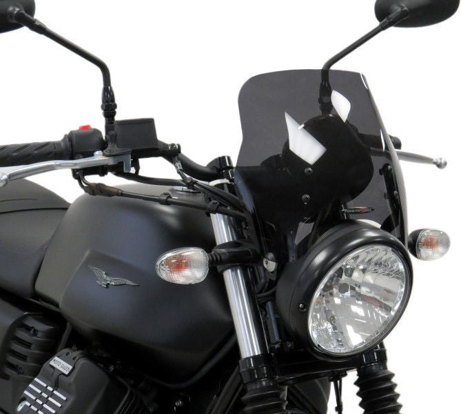Powerbronze ライトスクリーン MOTO GUZZI V7 ROUGH 18-21/V7 SPECIAL 17-21 (225 MM HIGH)/ダークティント | 430-U308A-002