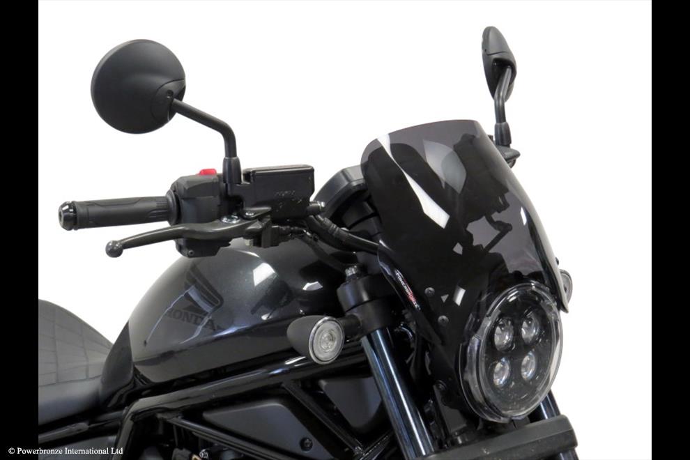 Powerbronze / パワーブロンズ Light Screen for HONDA CMX1100 REBEL 21-23 (225 MM HIGH)/BLUE | 430-U324A-008