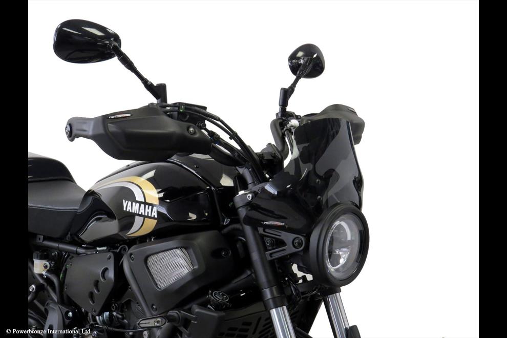 Powerbronze / パワーブロンズ Light Screen for YAMAHA XSR700 22-23 (175 MM HIGH)/WHITE | 430-U338B-004