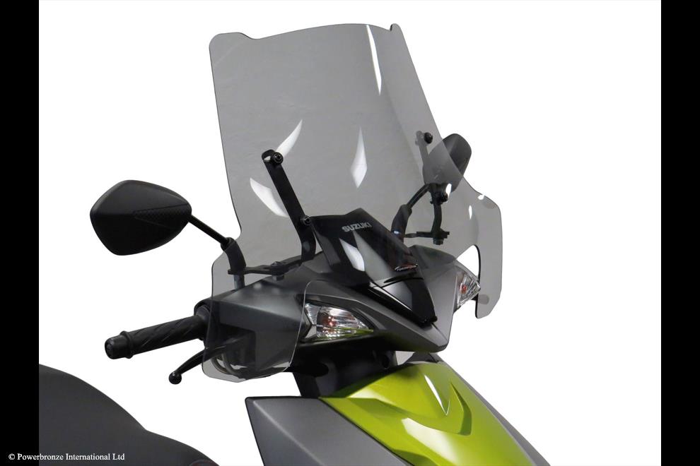 Powerbronze / パワーブロンズ Scooter Screens for SUZUKI AVENIS 125 23 (350 MM HIGH)/DARK GREEN | 430-U342-012