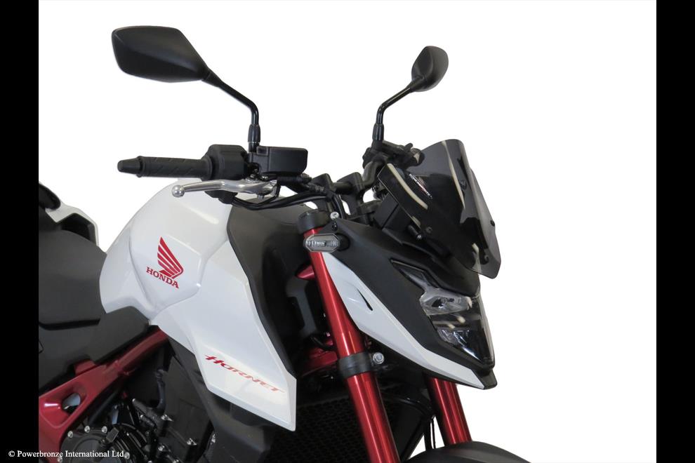 Powerbronze / パワーブロンズ Light Screen for HONDA CB750 HORNET 23 (230 MM HIGH)/FROSTED STEALTH GREY | 430-U350-019