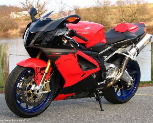 Powerbronze / パワーブロンズ ヘッドライトプロテクター フロストステルスグレー APRILIA  RSV FACTORY  04-08 | 440-A440-019
