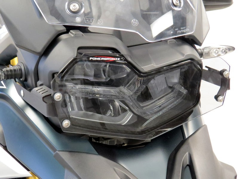 Powerbronze / パワーブロンズ ヘッドライトプロテクター BMW F750GS 18-20/F850GS 18-20 (LED Only) ライトティント | 440-B590B-001