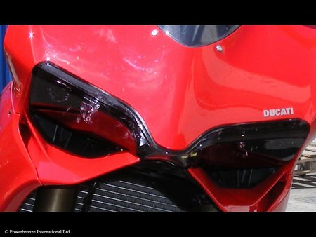 Powerbronze / パワーブロンズ ヘッドライトプロテクター イエロー DUCATI 1199 PANIGALE  12-14  899 PANIGALE  14-15 | 440-D505-006