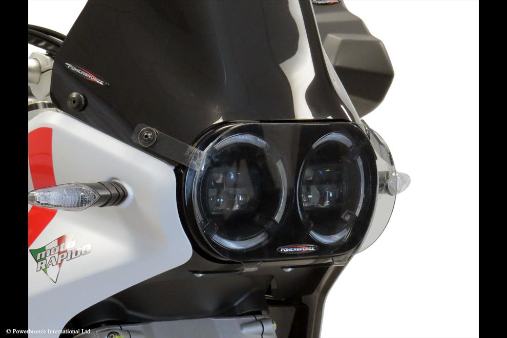 Powerbronze / パワーブロンズ Headlight Protectors for DUCATI DESERTX 22-23/LIME GREEN **NOT ROAD LEGAL** | 440-D665-011