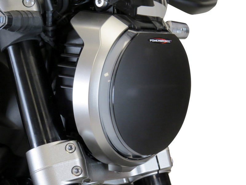 Powerbronze / パワーブロンズ ヘッドライトプロテクター フロストステルスグレー HONDA CB650R  19 (FULL) | 440-H089P-019