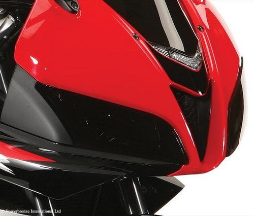 Powerbronze / パワーブロンズ ヘッドライトプロテクター フロストステルスグレー HONDA CBR600RR  07-12 | 440-H452-019