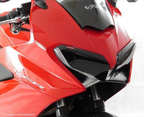 Powerbronze / パワーブロンズ ヘッドライトプロテクター フロストステルスグレー HONDA VFR800F  14-19  VFR800X CROSSRUNNER  15-19 | 440-H541-019