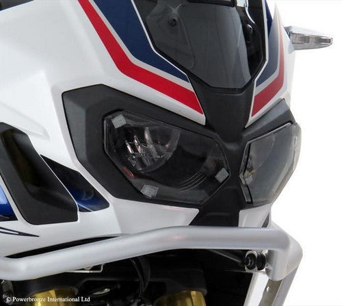 Powerbronze / パワーブロンズ ヘッドライトプロテクター フロストステルスグレー HONDA CRF1000L アフリカツイン 16-19 (ペア) | 440-H563-019