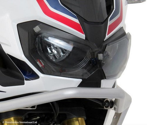 Powerbronze / パワーブロンズ ヘッドライトプロテクター フロストステルスグレー HONDA CRF1000L アフリカツイン 16-19 (ONE PIECE) | 440-H564-019