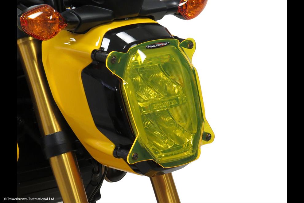 Powerbronze / パワーブロンズ Headlight Protectors for HONDA MSX125 21-23/VIOLET **NOT ROAD LEGAL** | 440-H653-014