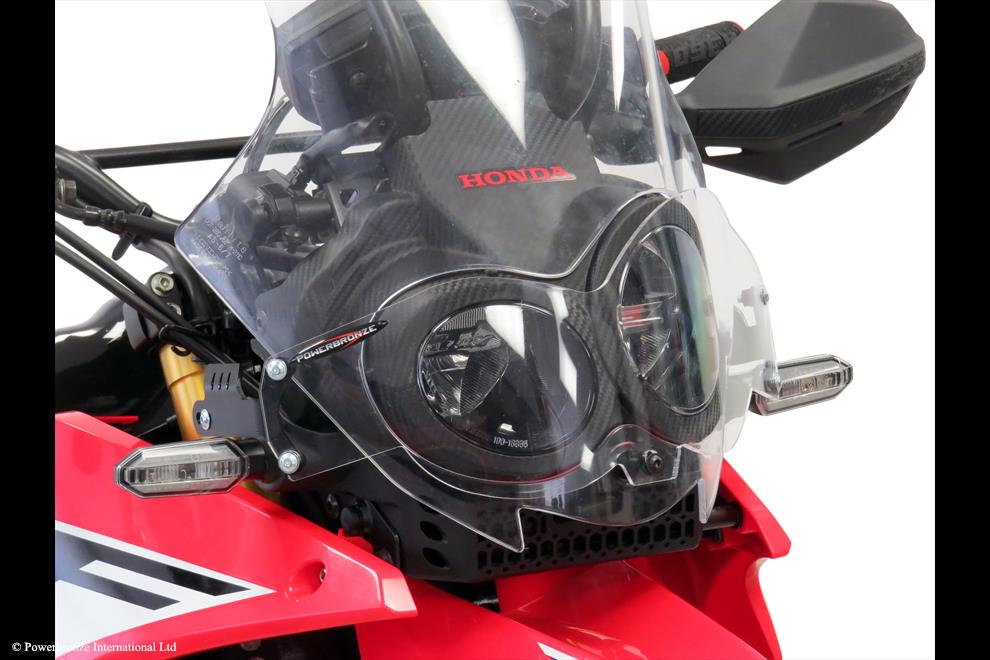 Powerbronze / パワーブロンズ Headlight Protectors for HONDA CRF250 RALLY 17-20/CRF300 RALLY 21-23/LIGHT TINT | 440-H903-001