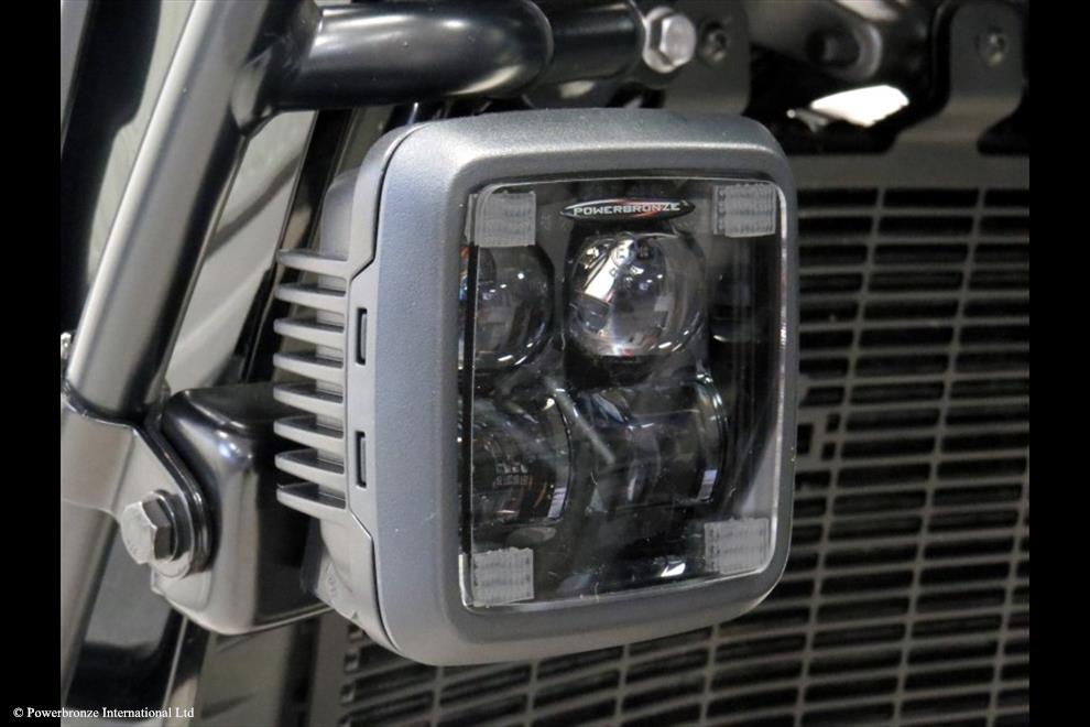 Powerbronze / パワーブロンズ Headlight Protectors for HARLEY DAVIDSON PAN AMERICA 21-23 (AUX SPOTLIGHTS)/CLEAR | 440-HD900-000