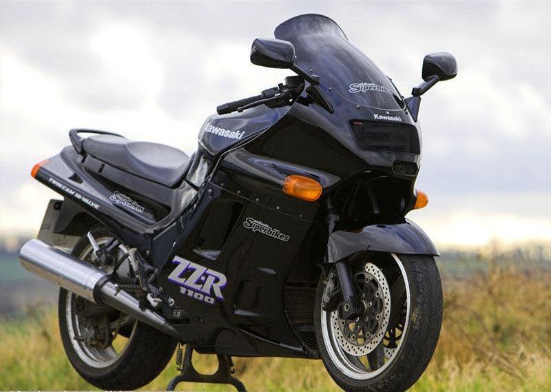 Powerbronze / パワーブロンズ ヘッドライトプロテクター フロストステルスグレー KAWASAKI ZZR1100  90-92 | 440-K030-019