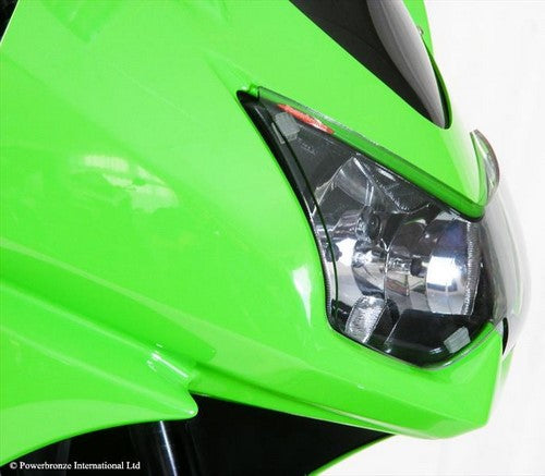 Powerbronze / パワーブロンズ ヘッドライトプロテクター フロストステルスグレー KAWASAKI Z1000  03-06  ER6-F  06-08  NINJA 250R  08-13 | 440-K406-019
