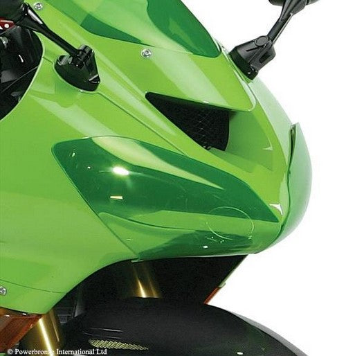 Powerbronze / パワーブロンズ ヘッドライトプロテクター フロストステルスグレー KAWASAKI ZX10-R  04-05 | 440-K437-019