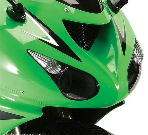 Powerbronze / パワーブロンズ ヘッドライトプロテクター フロストステルスグレー KAWASAKI ZX10-R  06-07 | 440-K447-019
