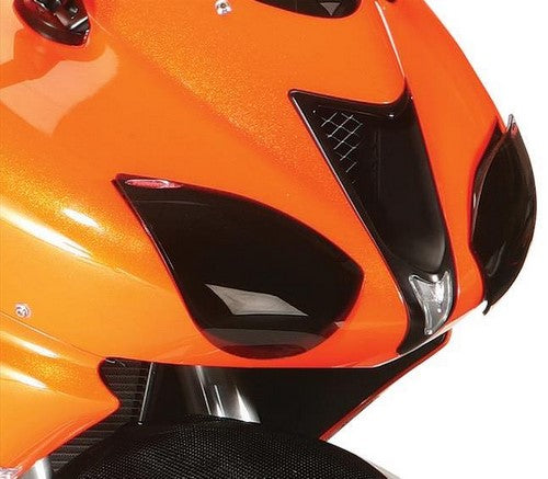 Powerbronze / パワーブロンズ ヘッドライトプロテクター フロストステルスグレー KAWASAKI ZX6-R  07-08 | 440-K451-019