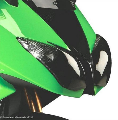 Powerbronze / パワーブロンズ ヘッドライトプロテクター フロストステルスグレー KAWASAKI ZX10-R  08-09 | 440-K467-019