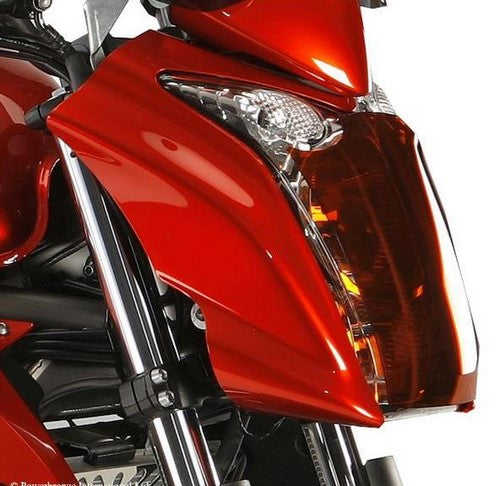 Powerbronze / パワーブロンズ ヘッドライトプロテクター フロストステルスグレー KAWASAKI ER6-N  09-11 | 440-K476-019