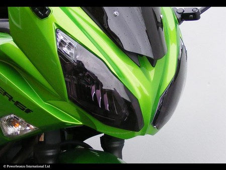 Powerbronze / パワーブロンズ ヘッドライトプロテクター ダークグリーン KAWASAKI ER6-F  12-17 | 440-K503-012
