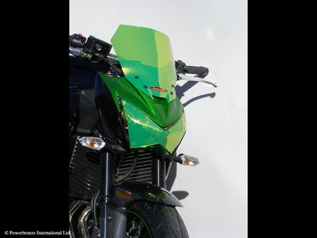 Powerbronze / パワーブロンズ ヘッドライトプロテクター ライムグリーン KAWASAKI Z800  13-16  Z300  15-18 | 440-K510-011