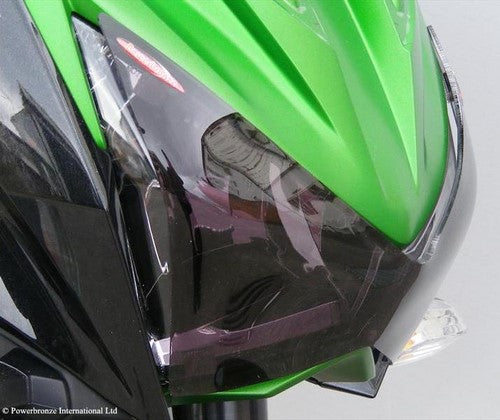 Powerbronze / パワーブロンズ ヘッドライトプロテクター フロストステルスグレー KAWASAKI Z800  13-16  Z300  15-18 | 440-K510-019