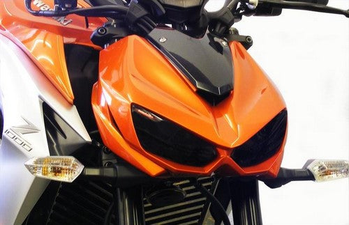 Powerbronze / パワーブロンズ ヘッドライトプロテクター フロストステルスグレー KAWASAKI Z1000  14-19  Z1000R  17-19 | 440-K524-019