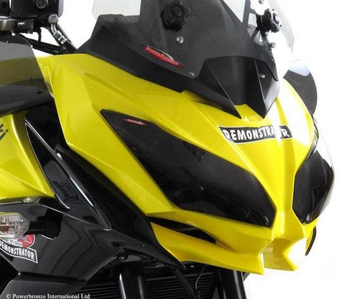 Powerbronze / パワーブロンズ ヘッドライトプロテクター フロストステルスグレー KAWASAKI VERSYS 650  15-19  VERSYS 1000  15-18 | 440-K543-019