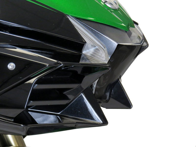 Powerbronze / パワーブロンズ ヘッドライトプロテクター フロストステルスグレー KAWASAKI H2 SX  18-19 H2 SX SE  18-19 (MAIN) | 440-K586-019