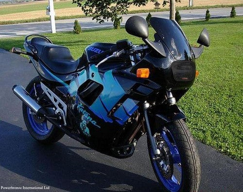 Powerbronze / パワーブロンズ ヘッドライトプロテクター フロストステルスグレー SUZUKI GSX750F  89-97  GSX600F  90-97  GSX1100FJ POWERSCREEN | 440-S019-019