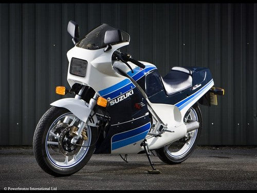 Powerbronze / パワーブロンズ ヘッドライトプロテクター フロストステルスグレー SUZUKI RG125 FUN P-R RG250 MKI  86  RG250 MKII  87-89  RGV250 K/L  89-90  RG500 | 440-S071-019