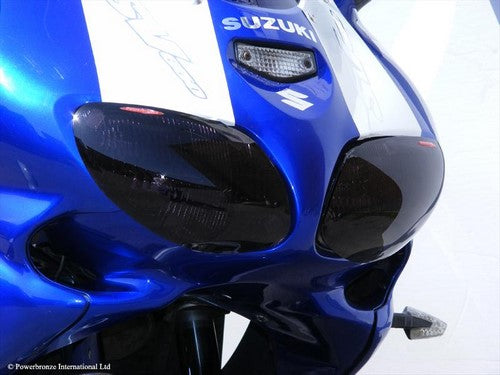 Powerbronze / パワーブロンズ ヘッドライトプロテクター フロストステルスグレー SUZUKI SV650S  99-02 | 440-S177-019