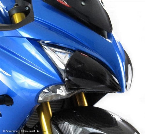Powerbronze / パワーブロンズ ヘッドライトプロテクター フロストステルスグレー SUZUKI GSX-S1000F  15-19 | 440-S556-019