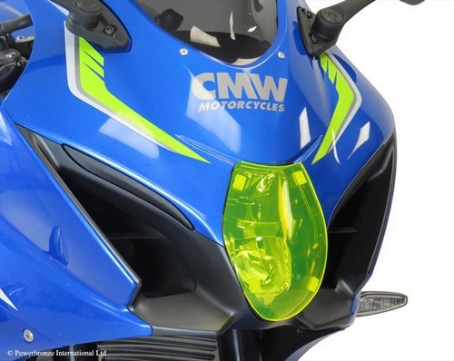 Powerbronze / パワーブロンズ ヘッドライトプロテクター フロストステルスグレー SUZUKI GSXR1000  17-19 | 440-S570-019