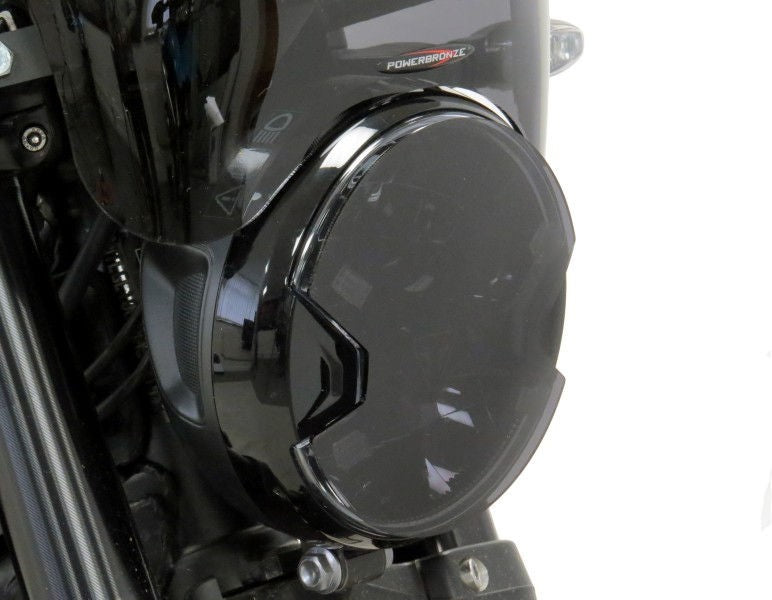 Powerbronze ヘッドライトプロテクター TRIUMPH TRIDENT 660 21/ダークティント **公道使用不可** | 440-T089W-002