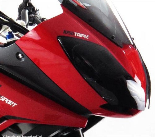 Powerbronze / パワーブロンズ ヘッドライトプロテクター フロストステルスグレー TRIUMPH TIGER 1050  07-14  TIGER 1050 SPORT  13-19 | 440-T475-019