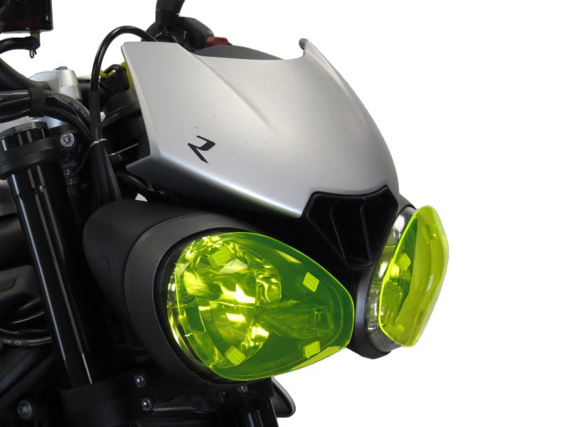 Powerbronze / パワーブロンズ ヘッドライトプロテクター フロストステルスグレー TRIUMPH ストリートトリプル R  17-19  ストリートトリプル RS  17-19 ストリートトリプル S  17-19 | 440-T602-019