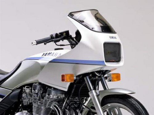 Powerbronze / パワーブロンズ ヘッドライトプロテクター フロストステルスグレー YAMAHA RD350 RD500  86-92  XJ600F XJ900F | 440-Y071-019
