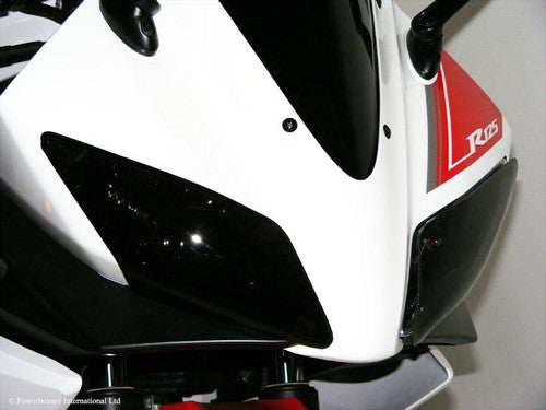 Powerbronze / パワーブロンズ ヘッドライトプロテクター フロストステルスグレー YAMAHA YZF-R125  08-18 | 440-Y484-019